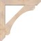 Ekena Millwork Legacy Slat Smooth Bracket w/ Offset Brace, Douglas Fir, 7 1/2"W x 46"D x 46"H BKT0806X46X46LEC06SDF - alternate 4